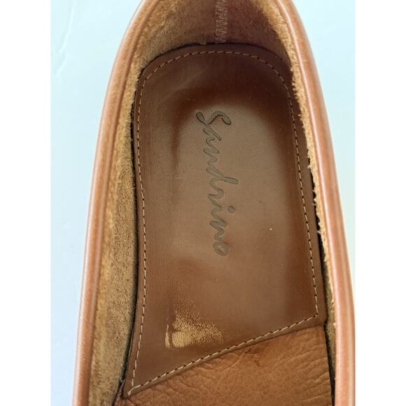 Sandrino Men's Extra Light Camel/Brown Leather‎ Slip-On Casual Loafer Sz 10 1/2 - Picture 7 of 15